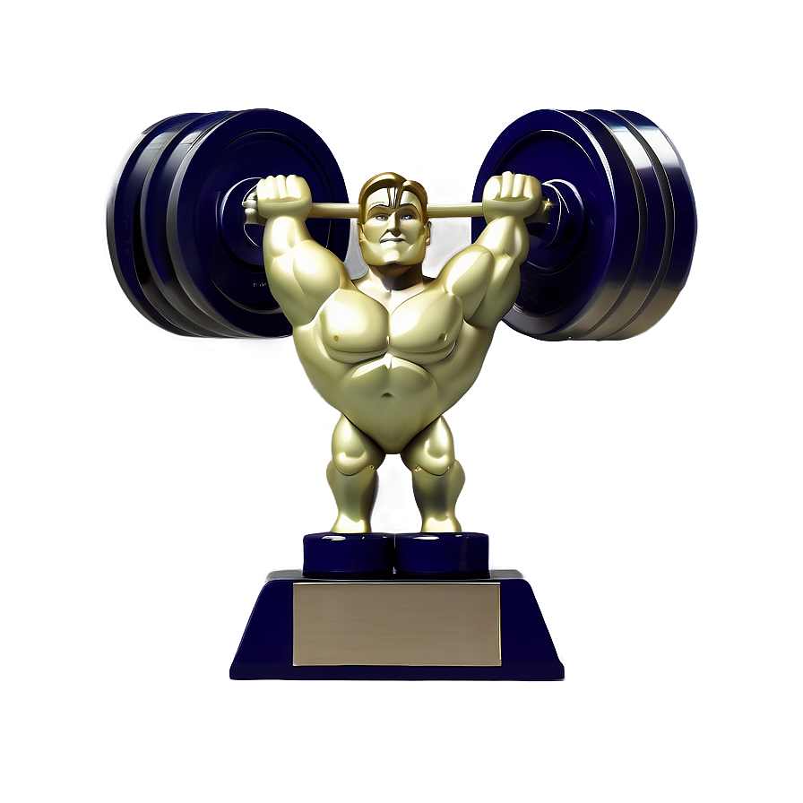 Weightlifting Trophy Png 45 PNG Image