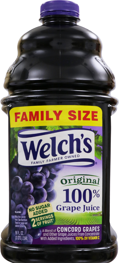 Welchs Family Size Grape Juice Bottle PNG Image