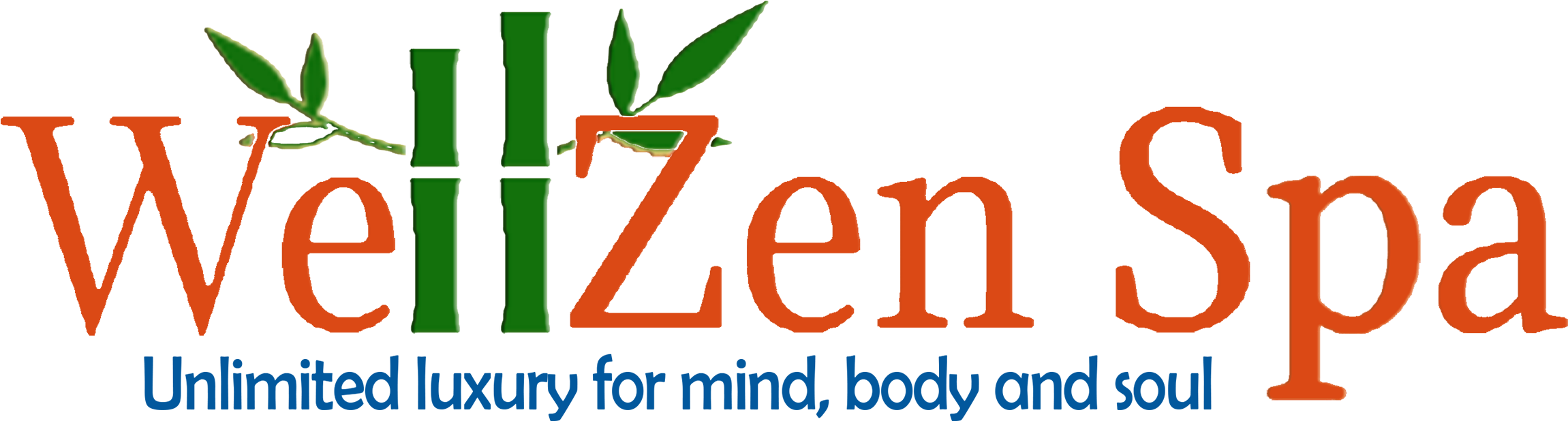 Well Zen Spa Logo Luxury Wellness Brand PNG Image