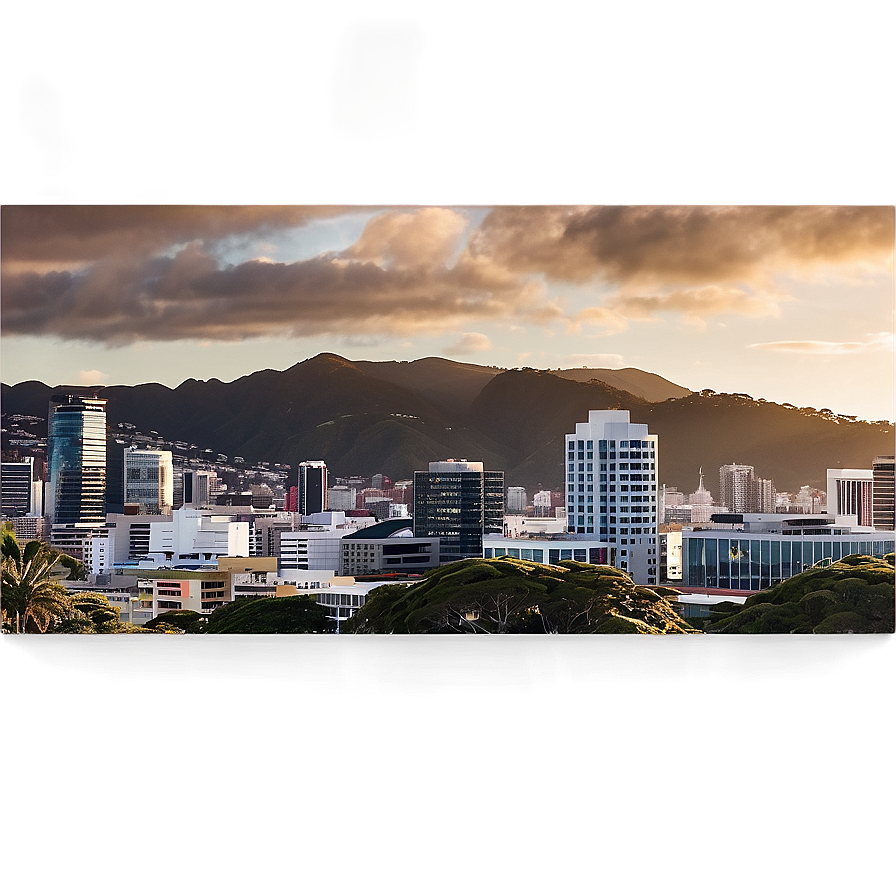 Wellington Cityscape Png Ihc67 PNG Image