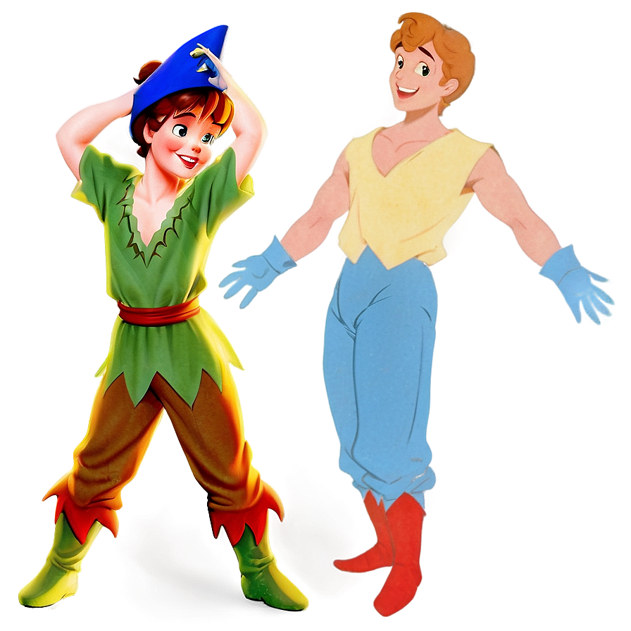 Wendy And Peter Pan Png Iba PNG Image