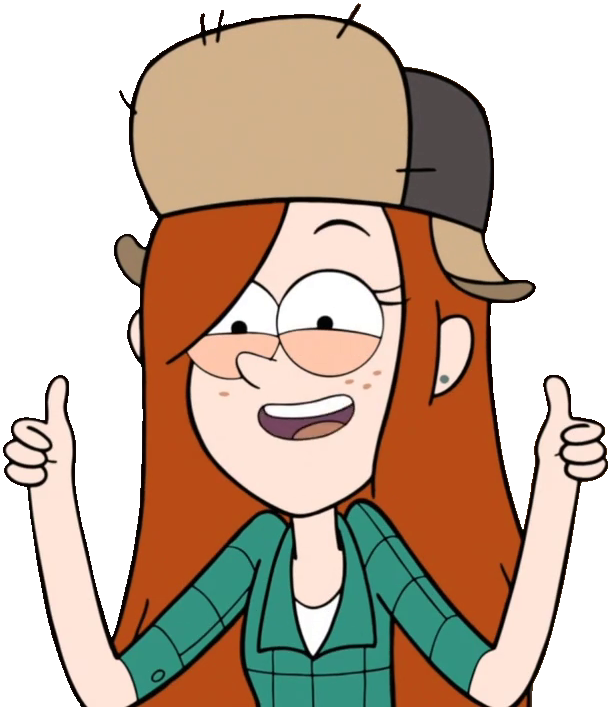 Wendy Thumbs Up Gravity Falls PNG Image