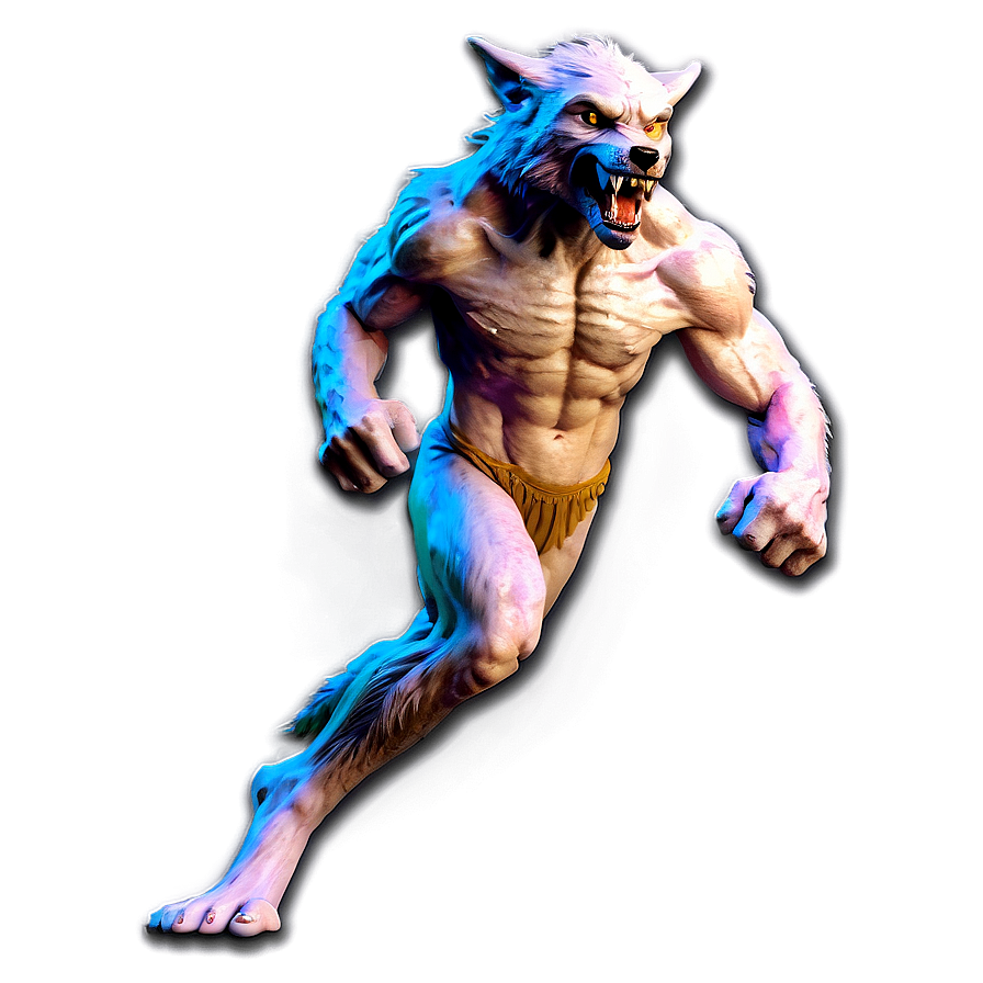 Werewolf Running Png 06202024 PNG Image