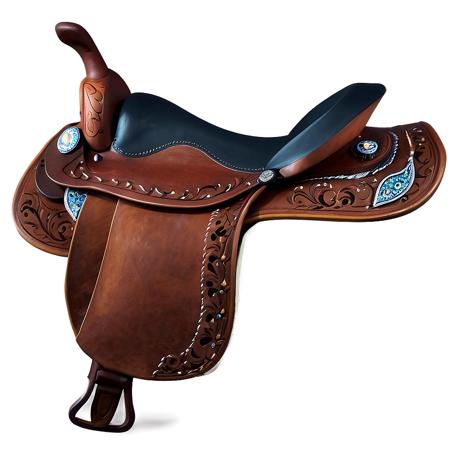 Western Saddle Png Coa44 PNG Image