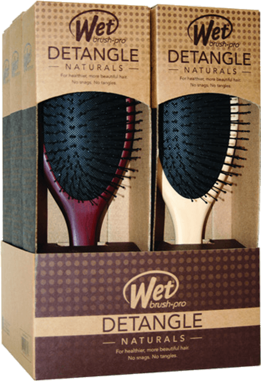 Wet Brush Pro Detangle Naturals Packaging PNG Image