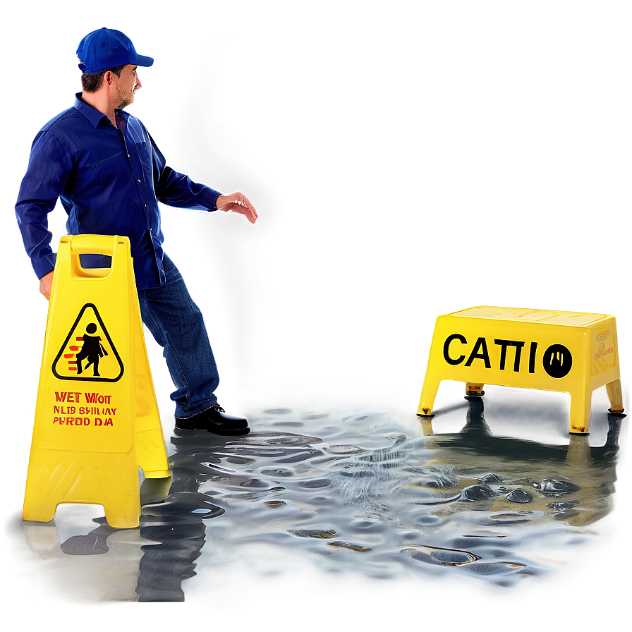 Wet Floor Caution Png 14 PNG Image