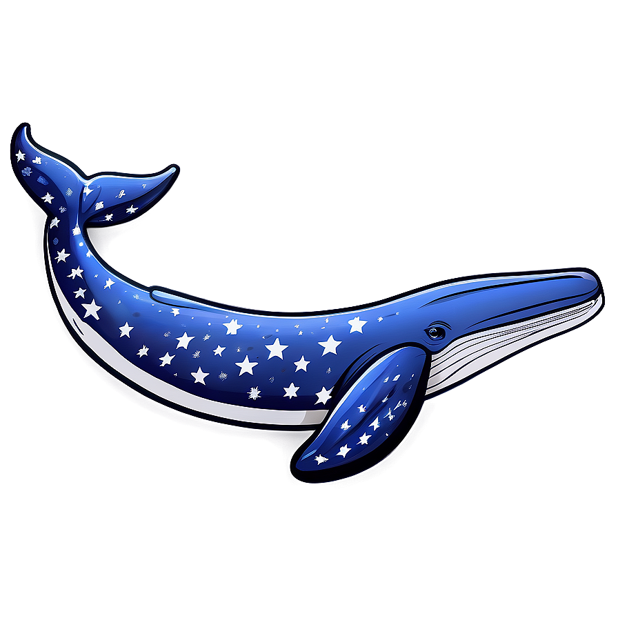 Whale And Stars Png Jnf PNG Image