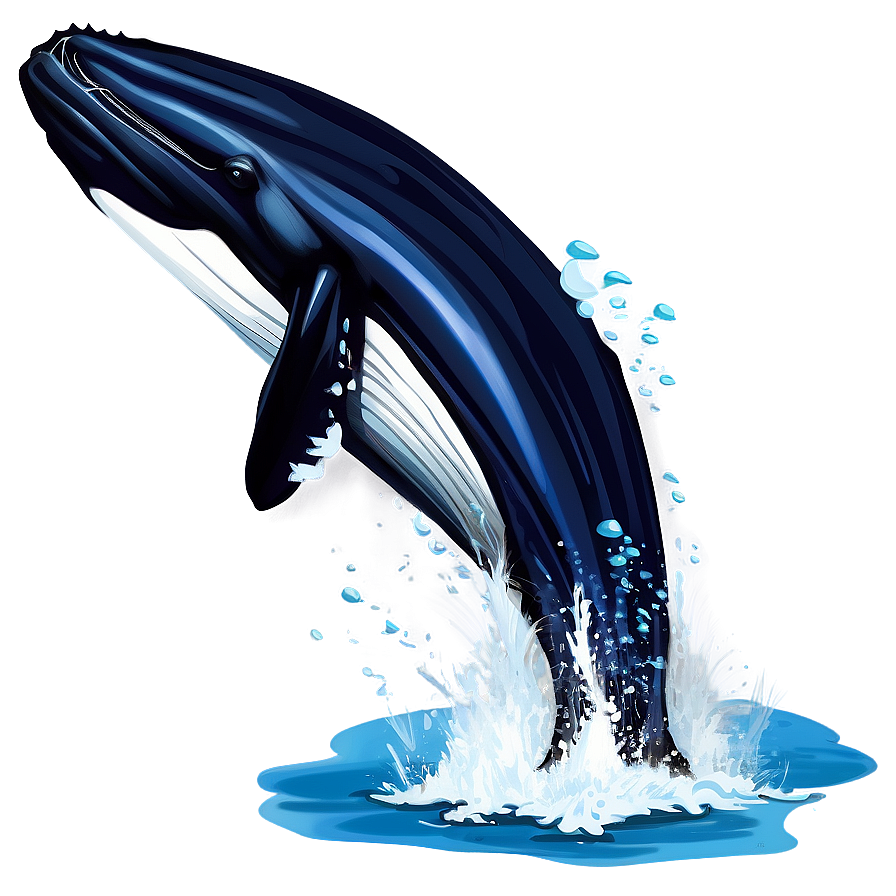 Whale In Ocean Png Vfo79 PNG Image