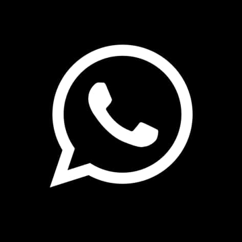 Whats App Logo Black Background PNG Image