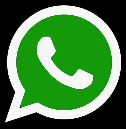 Whats App Logo Green Background PNG Image