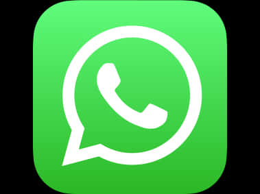 Whats App Logo Green Background PNG Image