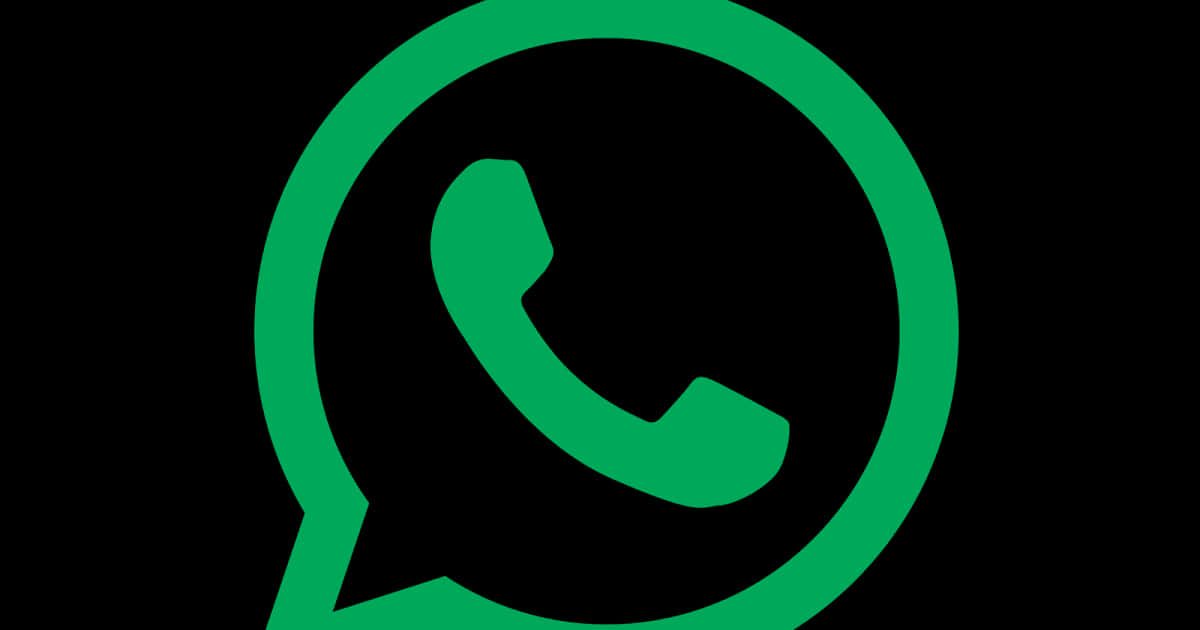 Whats App Logo Green Background PNG Image