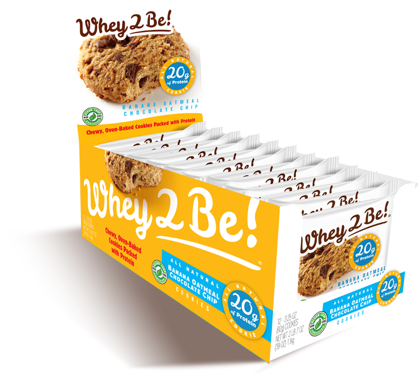 Whey2 Be Protein Oatmeal Cookies Packaging PNG Image