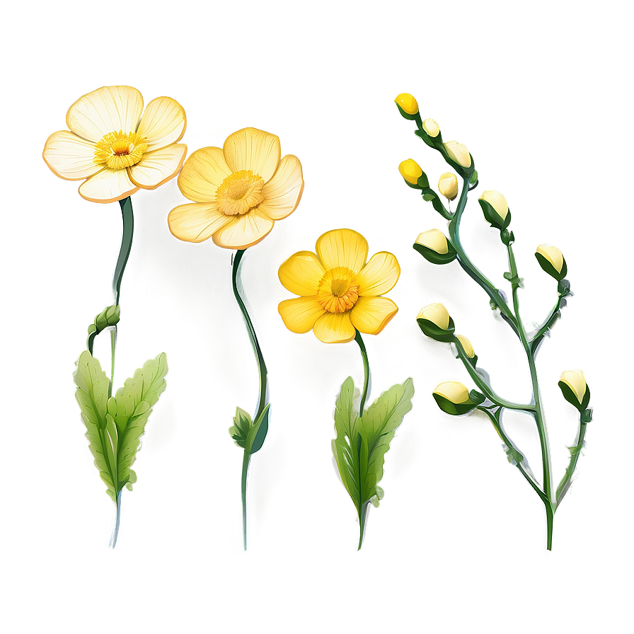 Whimsical Buttercup Png 9 PNG Image