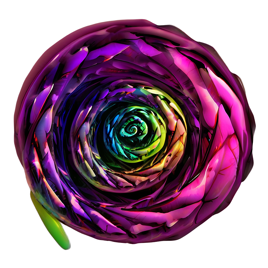 Whimsical Color Smoke Spiral Png Dht31 PNG Image