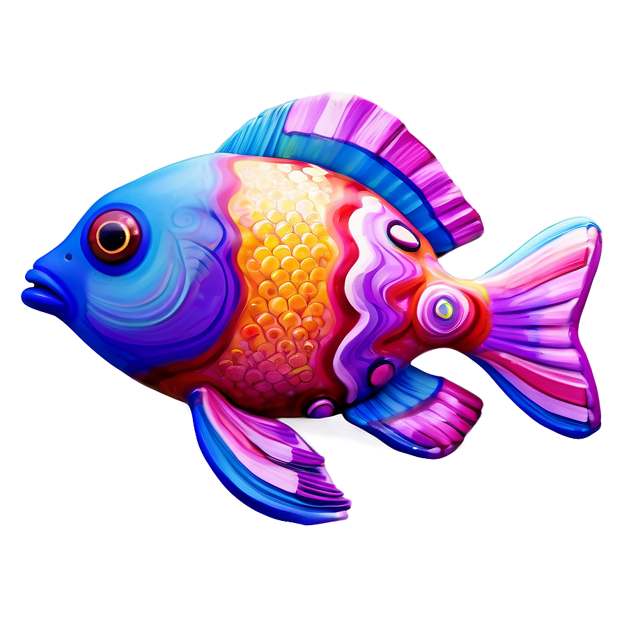 Whimsical Cute Fish Png Ned58 PNG Image