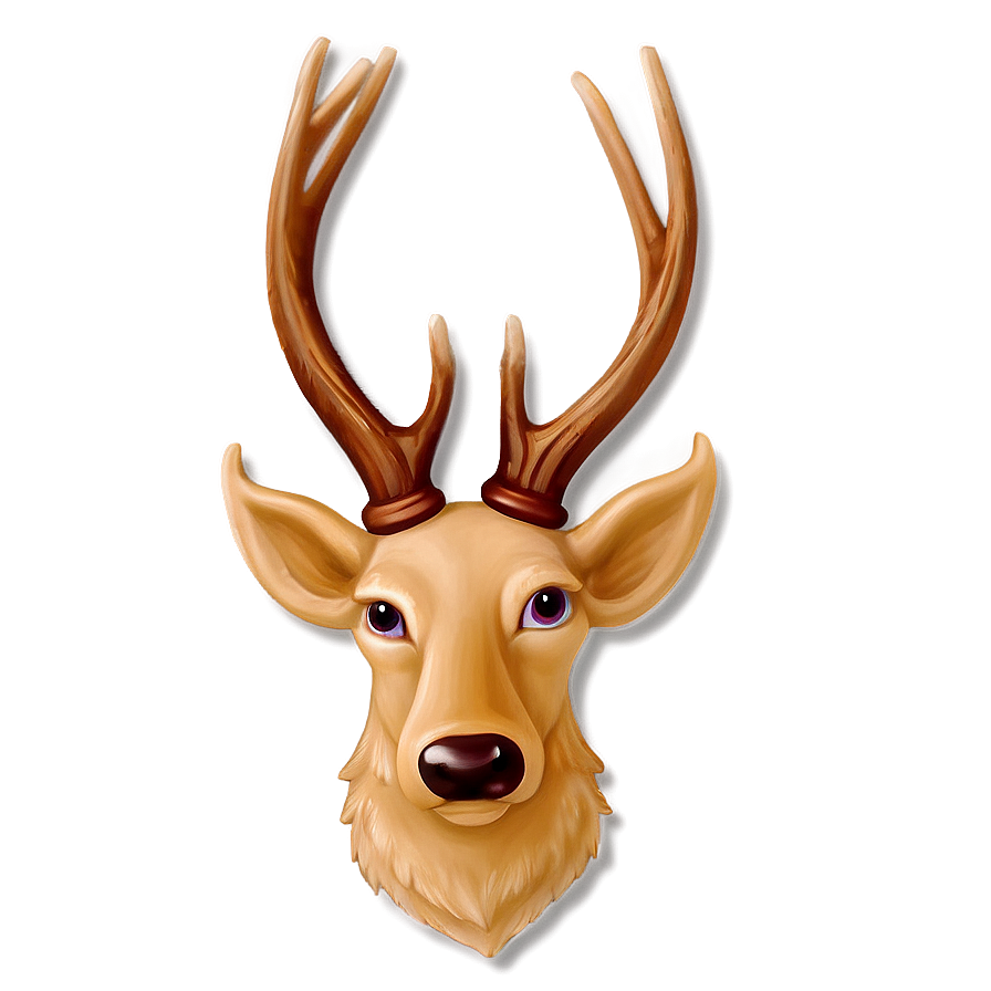 Whimsical Deer Antler Picture Png Yjv PNG Image