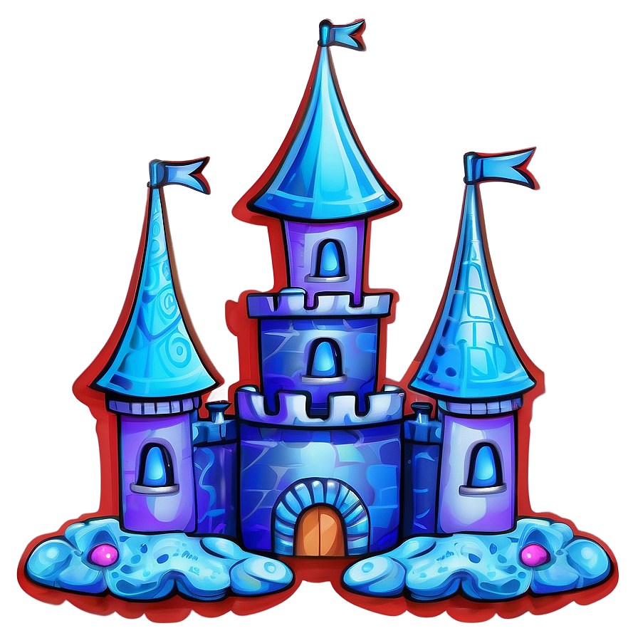 Whimsical Dream Castle Png Bqe30 PNG Image