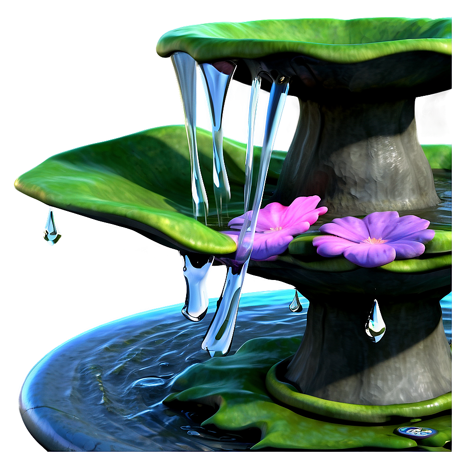 Whimsical Fairy Fountain Png Igu65 PNG Image