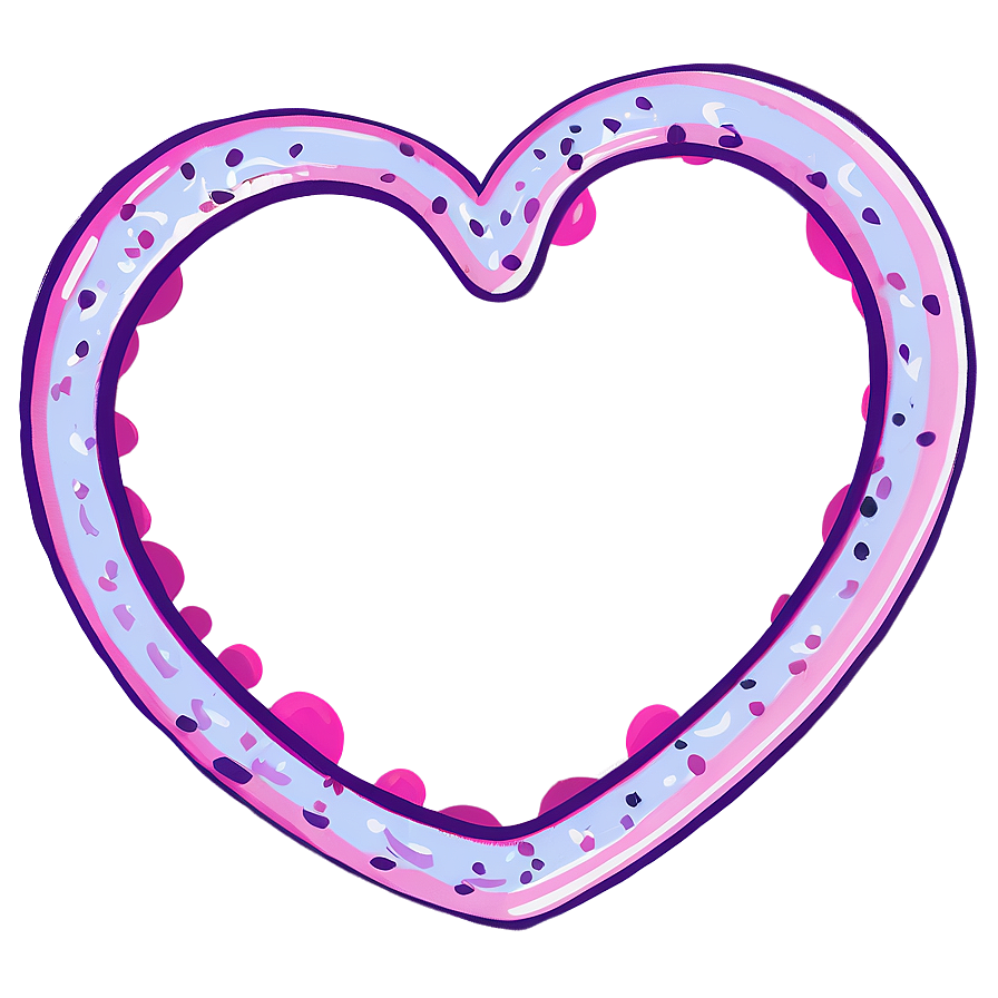 Whimsical Heart Doodle Png Oqo PNG Image