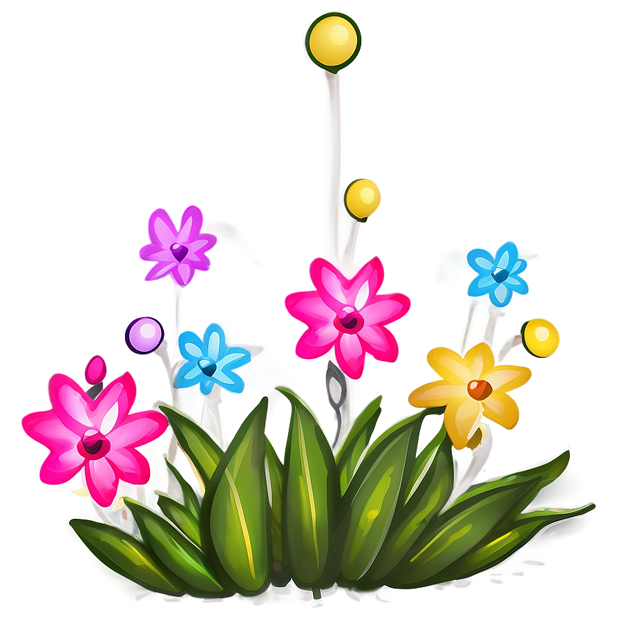 Whimsical Indie Flower Png Edi75 PNG Image