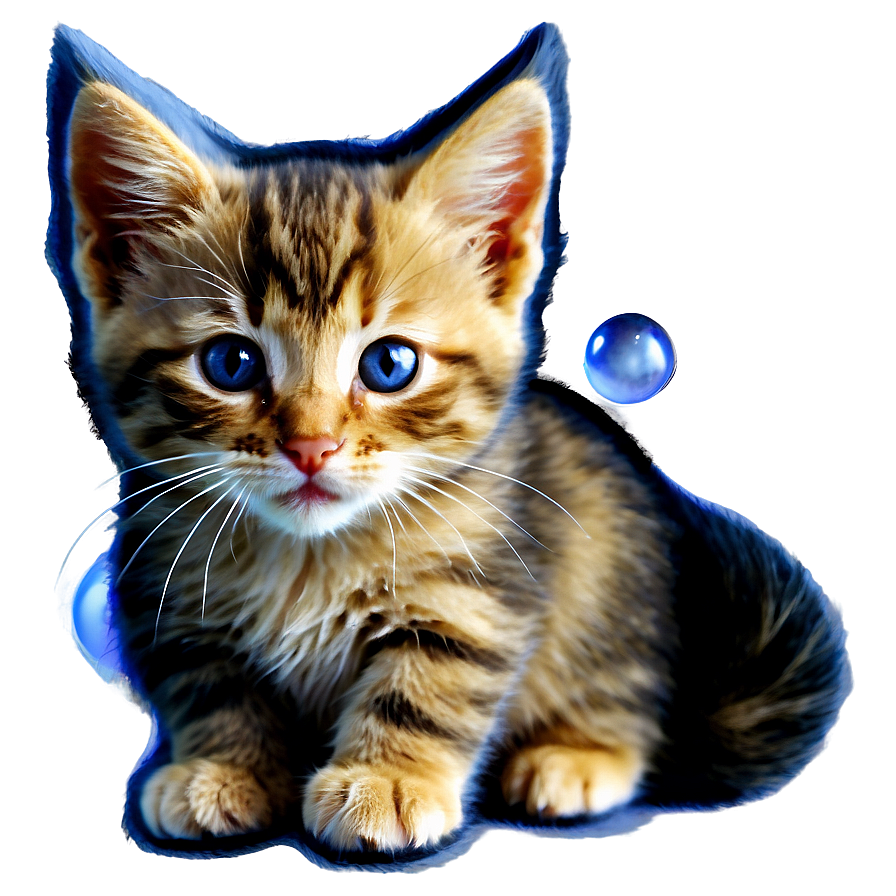 Whimsical Kitten Png 06242024 PNG Image