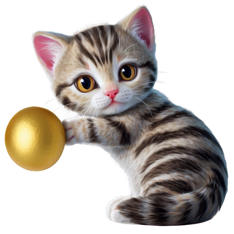 Whimsical Kitten Png Npc66 PNG Image