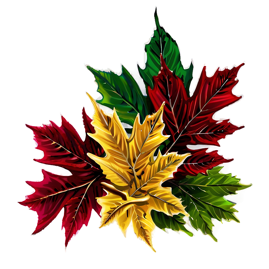 Whimsical Leaf Pile Png Qgo PNG Image