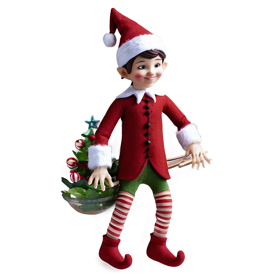 Whimsical Noel Elf Png Yac PNG Image