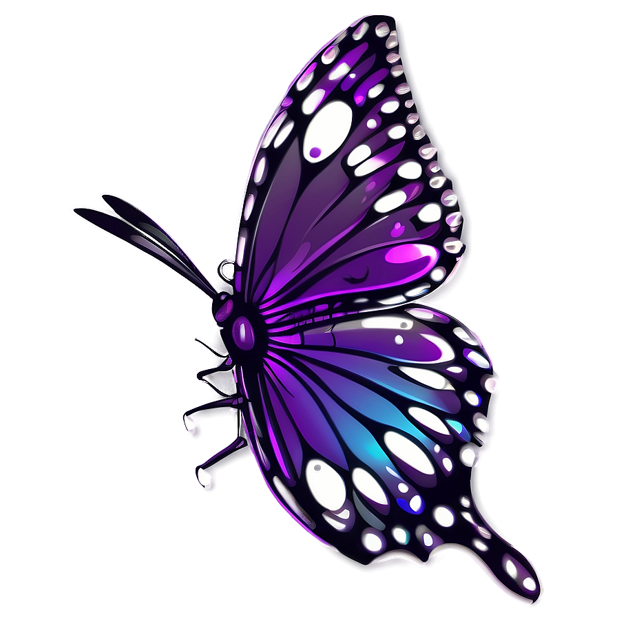 Whimsical Purple Butterfly Png 19 PNG Image