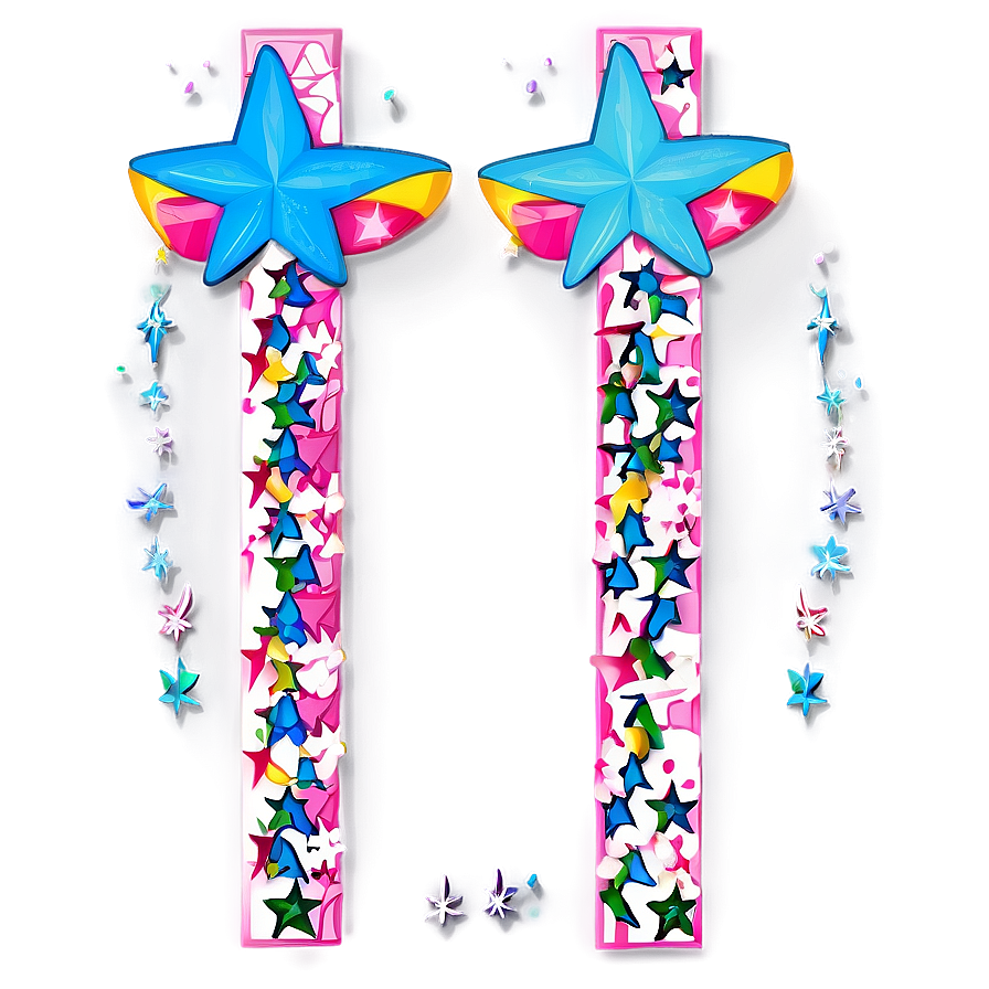 Whimsical Star Art Png Frd42 PNG Image