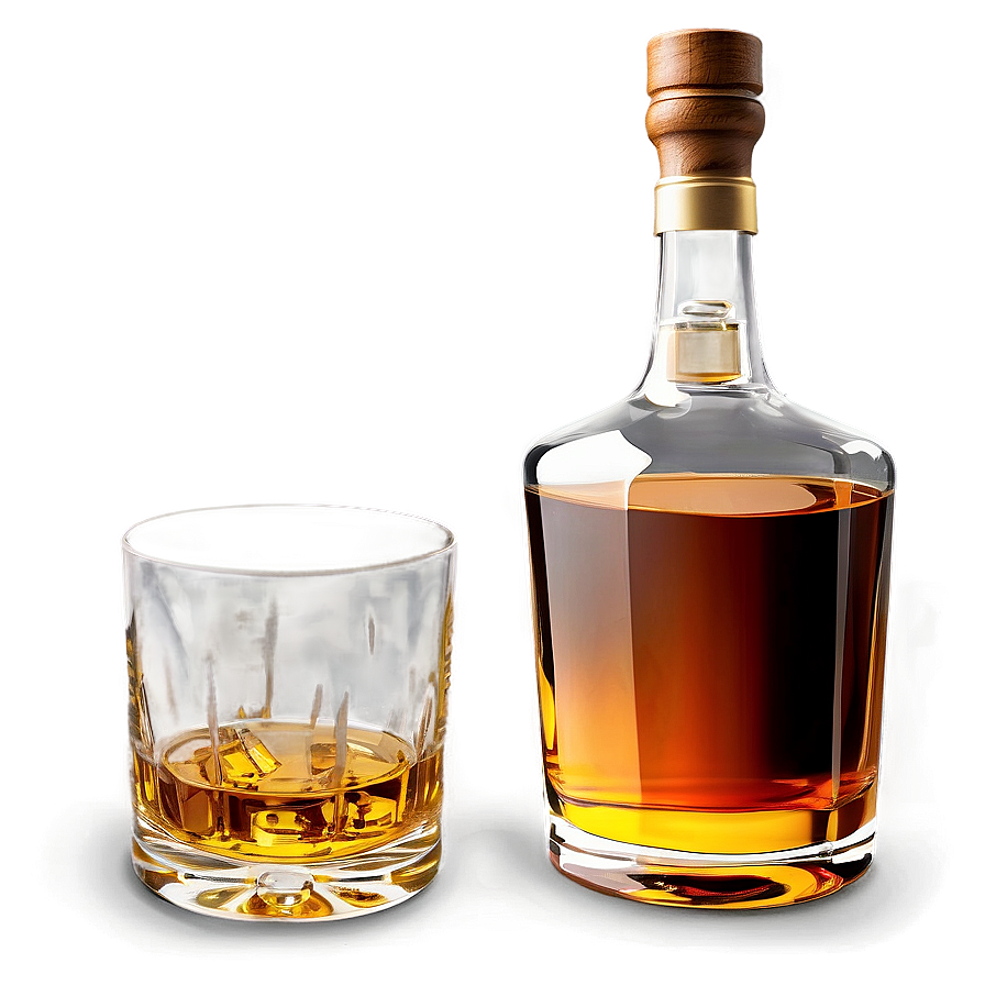 Whiskey Bottle Clipart Png 06212024 PNG Image