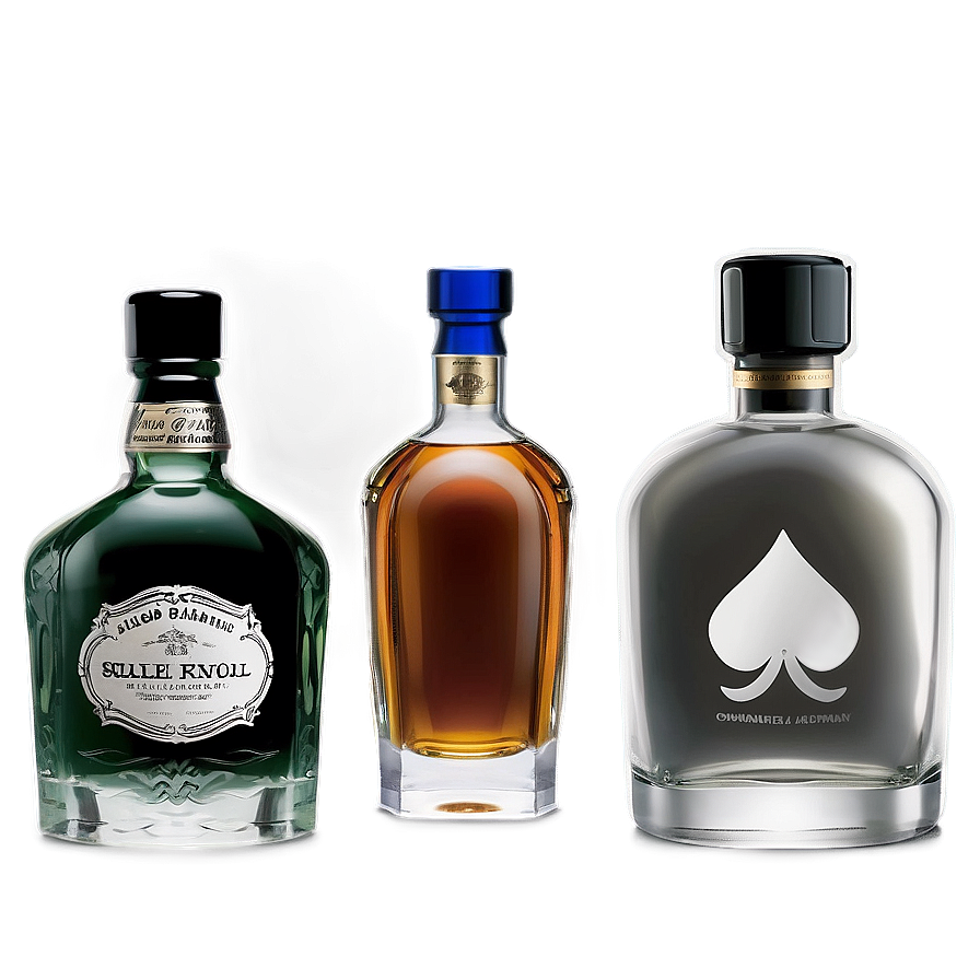 Whiskey Bottle Collection Png Ofi PNG Image