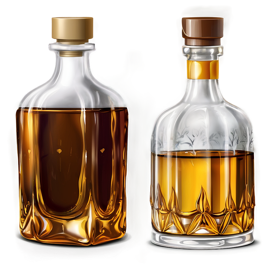 Whiskey Bottle Drawing Png Qym PNG Image