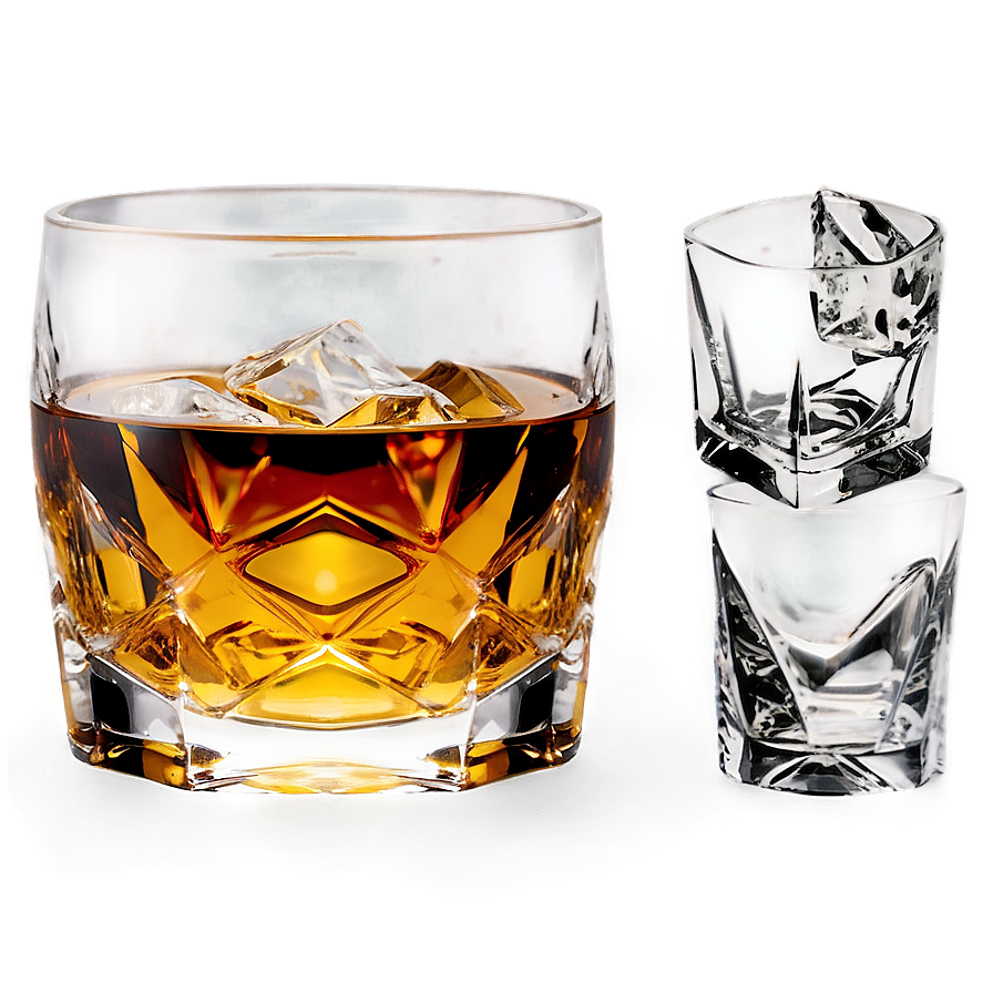 Whiskey Glass Set Png Gkl28 PNG Image