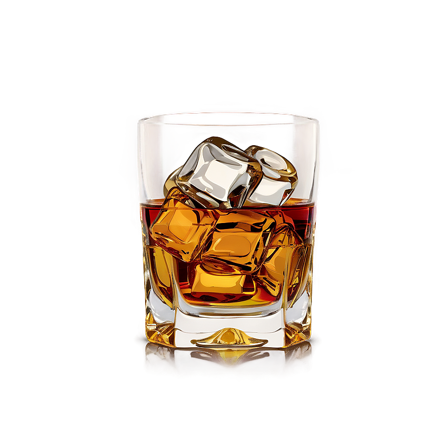 Whiskey Glass With Bourbon Png Ejn PNG Image