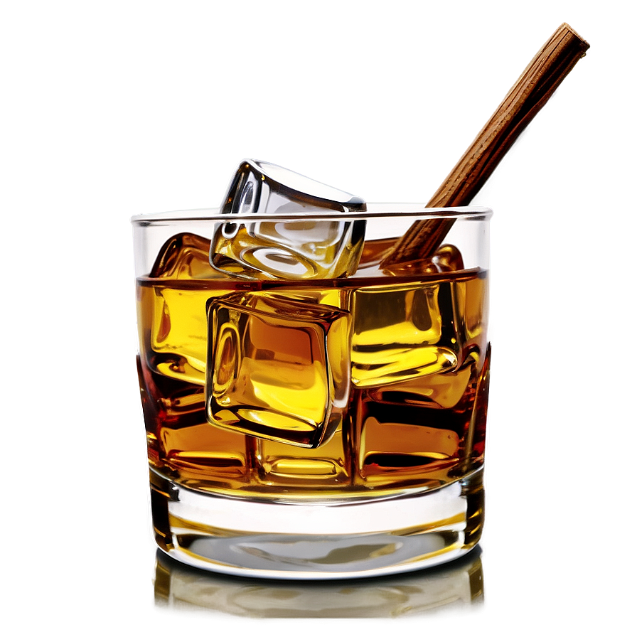 Whiskey Glass With Ice Png 71 PNG Image