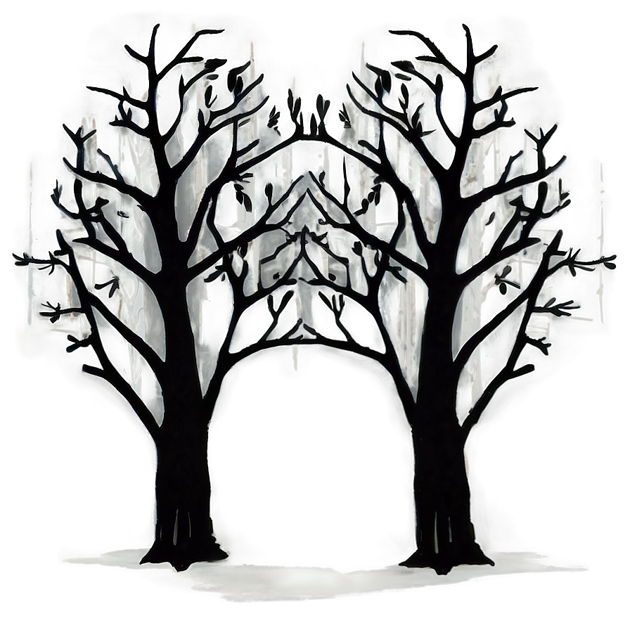 Whispering Forest Silhouette Png Ofy66 PNG Image