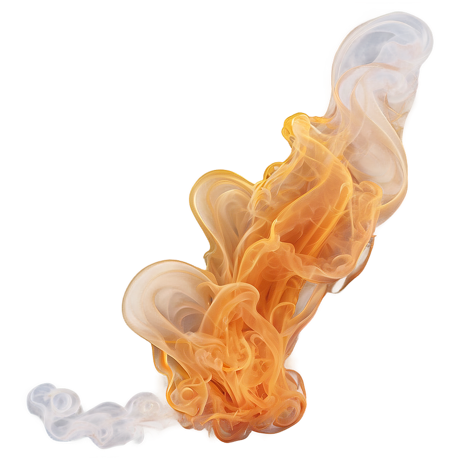 Whispery Orange Smoke Essence Png Nrn PNG Image