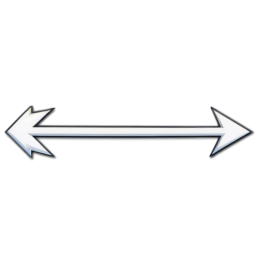 White Arrow Design Png 57 PNG Image