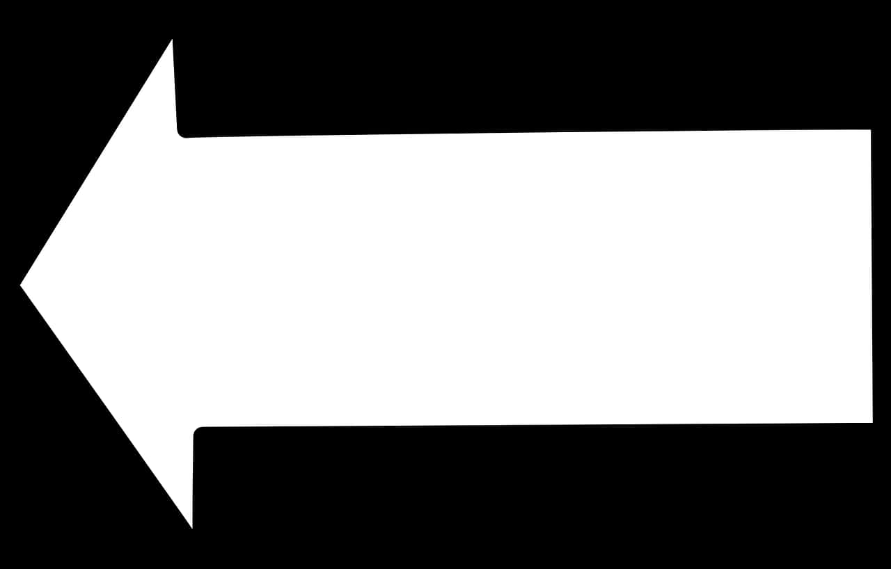 White Arrow Directional Signage.jpg PNG Image