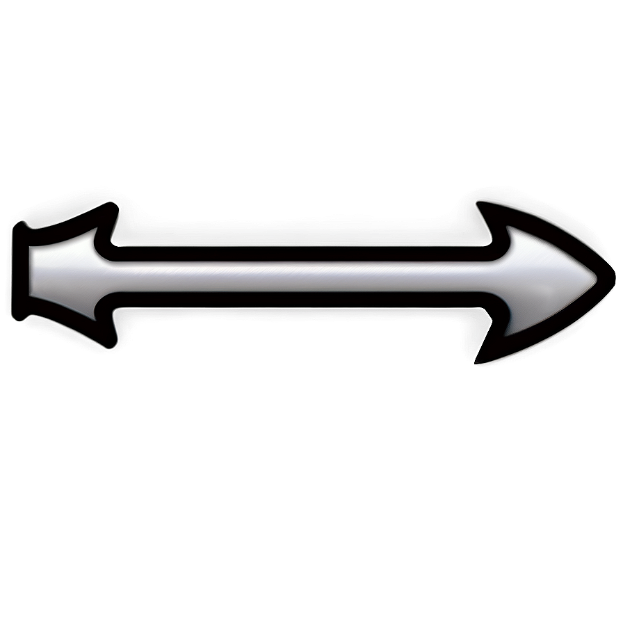 White Arrow Navigation Png Jhg42 PNG Image