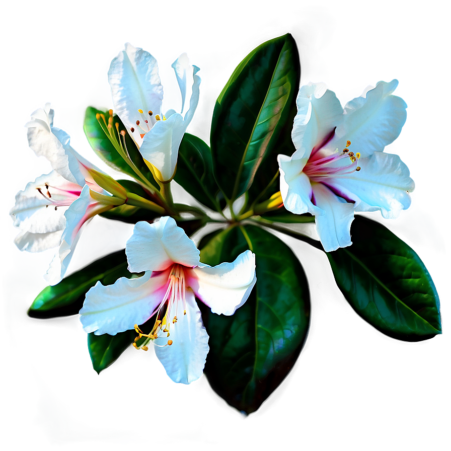 White Azalea Flower Png 21 PNG Image