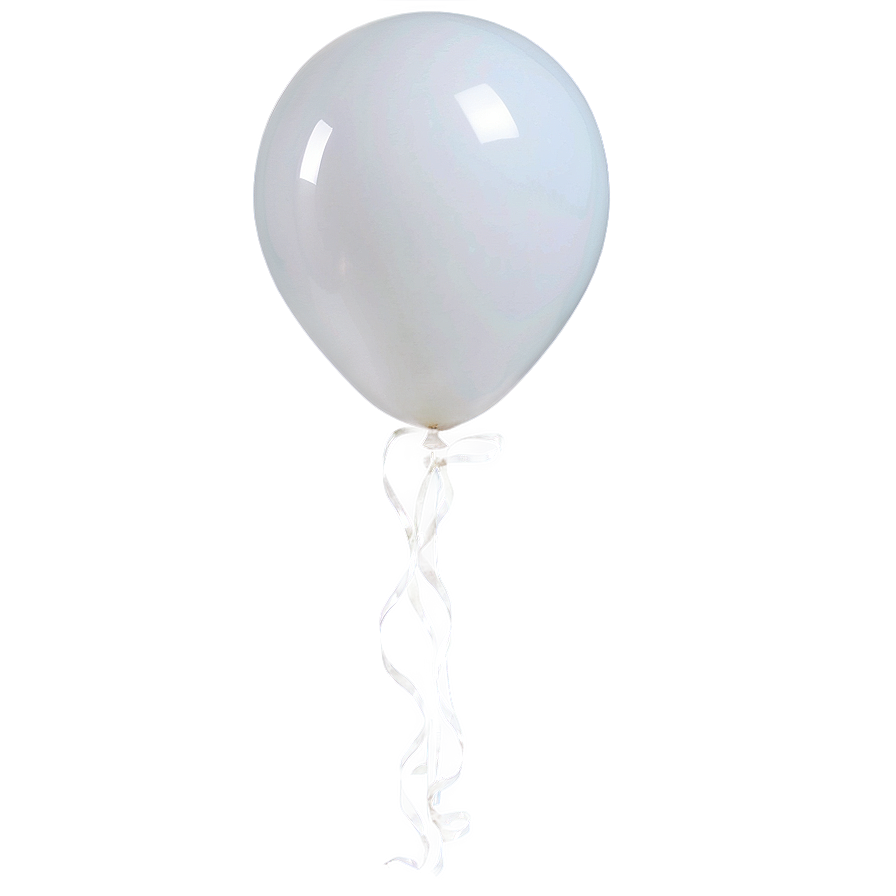 White Balloon Bunch Png Mth PNG Image