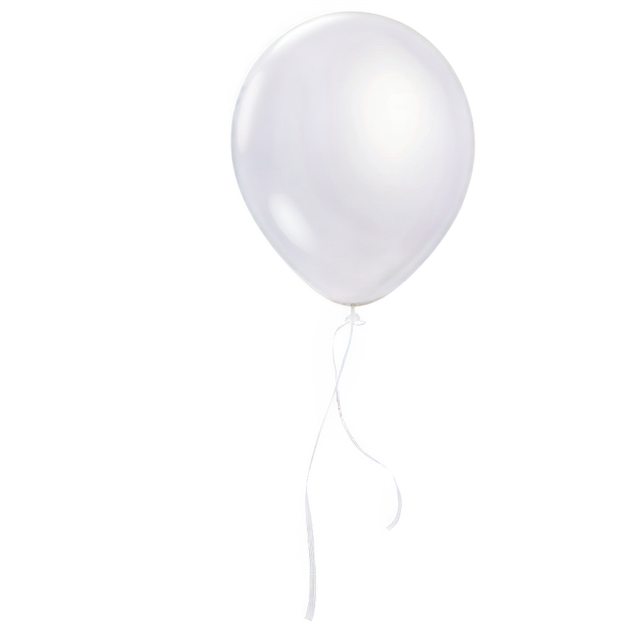 White Balloon For Design Png Voi PNG Image