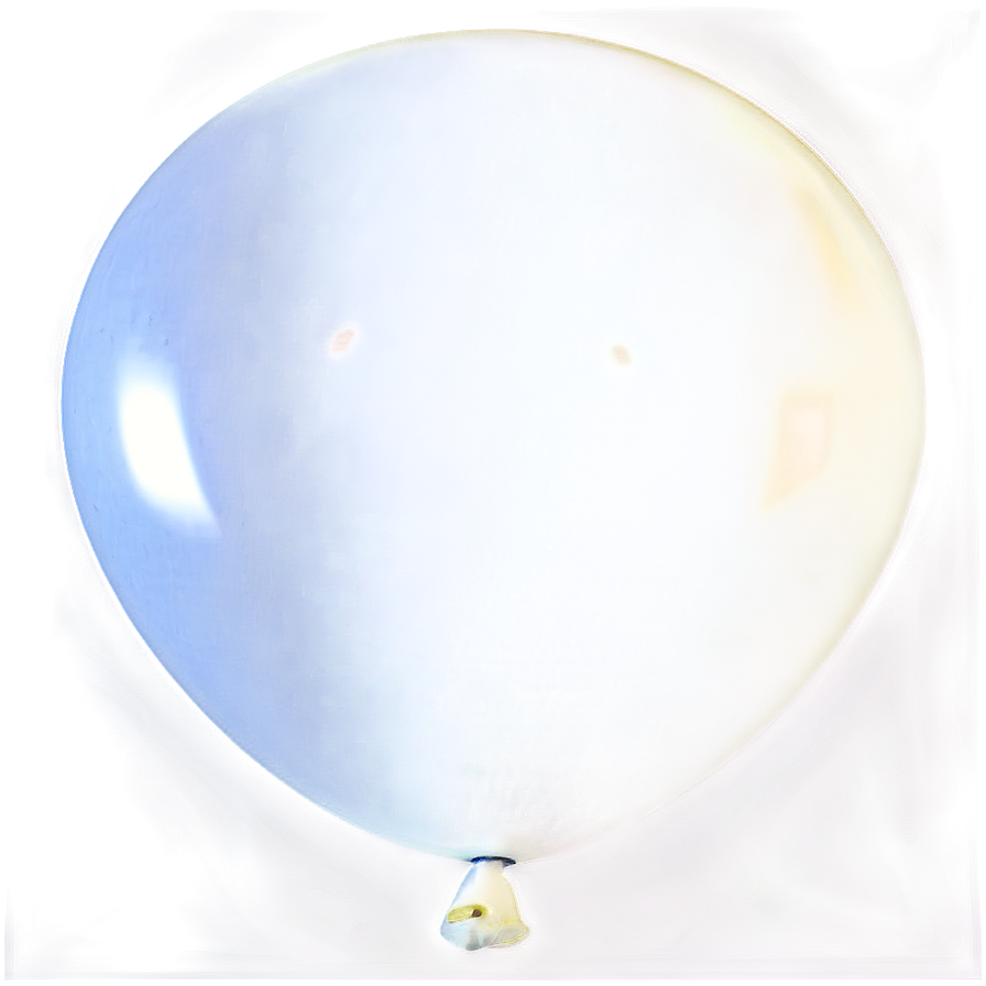 White Balloon Icon Png Vfb PNG Image