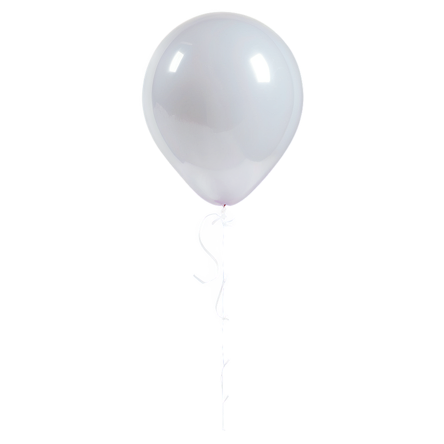 White Balloons Png 66 PNG Image