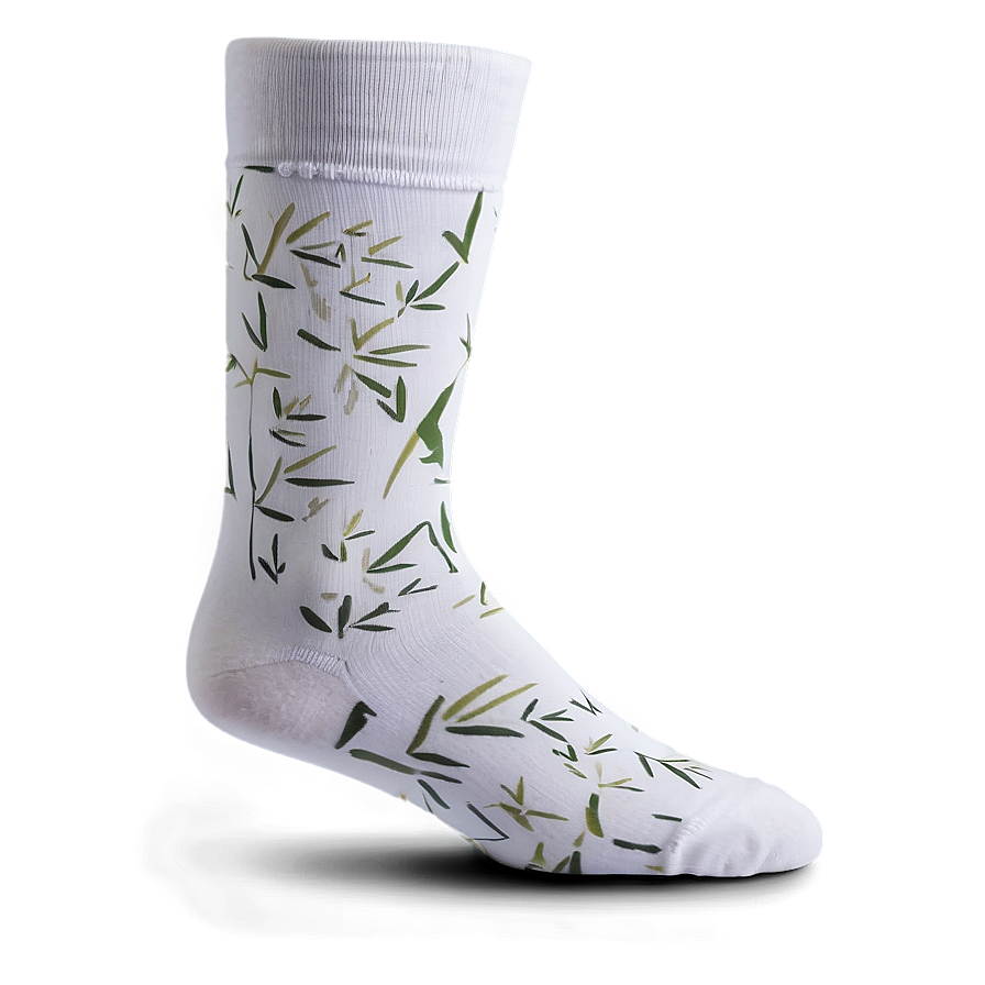 White Bamboo Socks Png 06272024 PNG Image