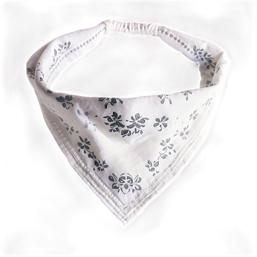 White Bandana Design Png Lnp30 PNG Image