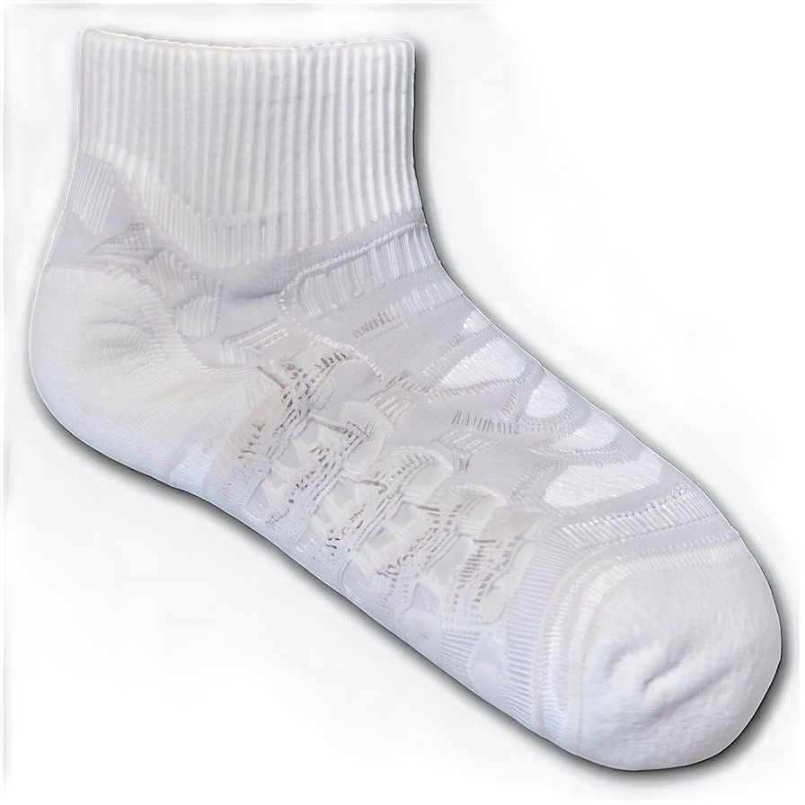 White Basketball Socks Png Hhr PNG Image